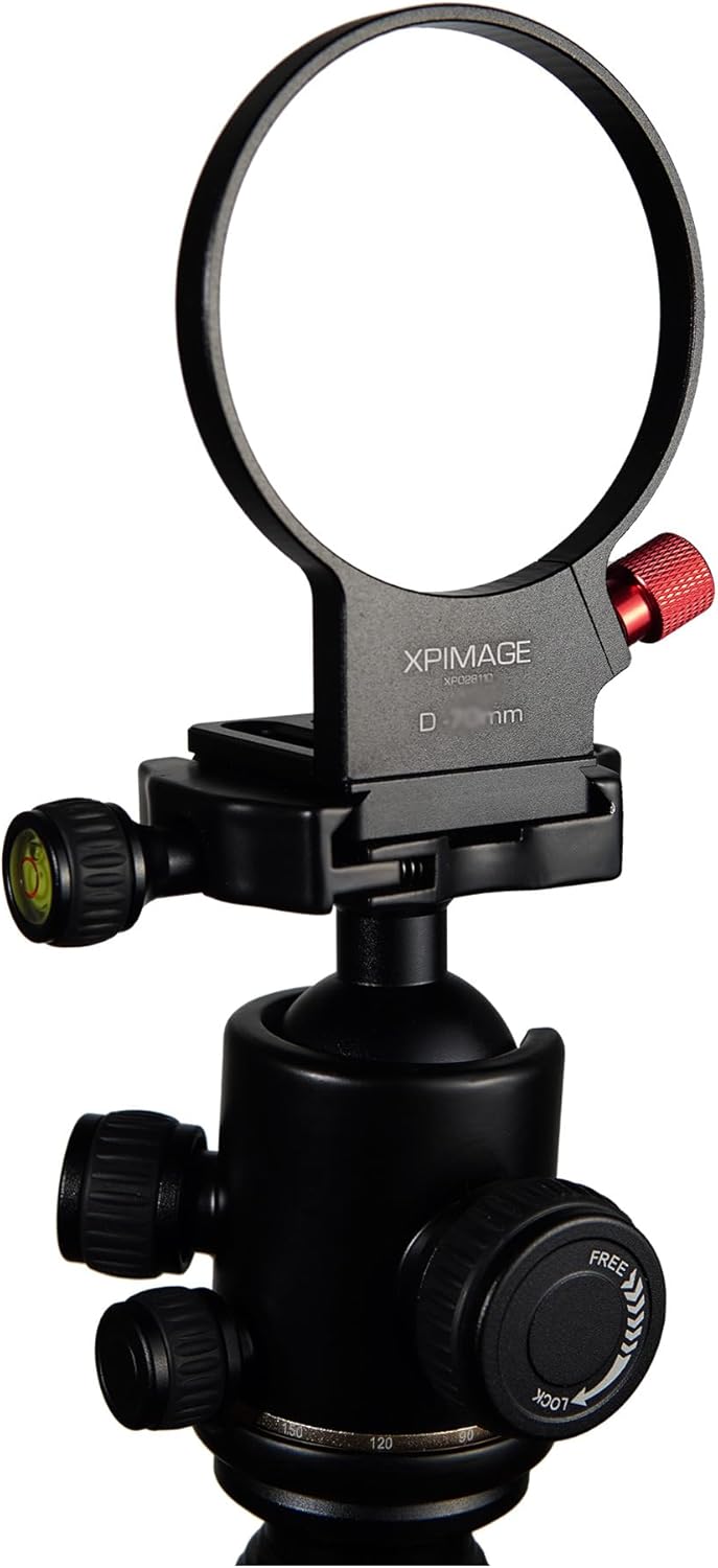 Lens Collar Tripod Mount Ring Built-in ARCA-Swiss Quick Release Plate for Adapter(D80mm)