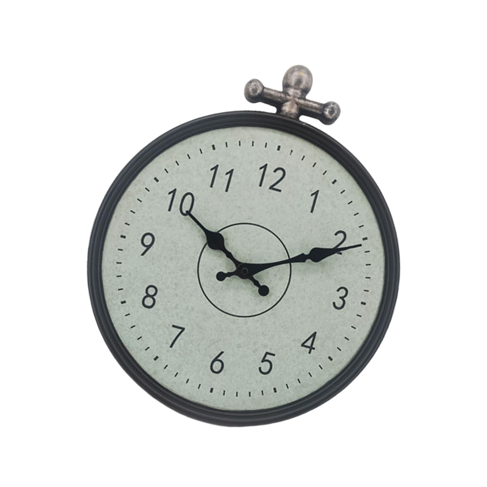 Orologio da parete decorativo per interni ed esterni, 35,5 cm, con lancetta dei secondi silenziosa, decorazione per la casa