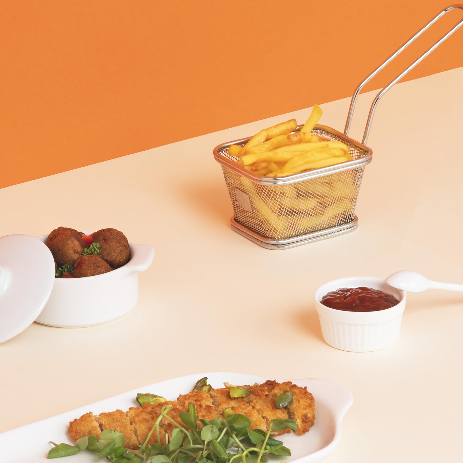 H.Koenig Freidora de aire FRY840, Capacidad 4L, Cocina hasta 6 personas, Ajustable 80-200°C, 5 Modos de Cocción, Temporizador 60min, 5 Programas, Pantalla Táctil