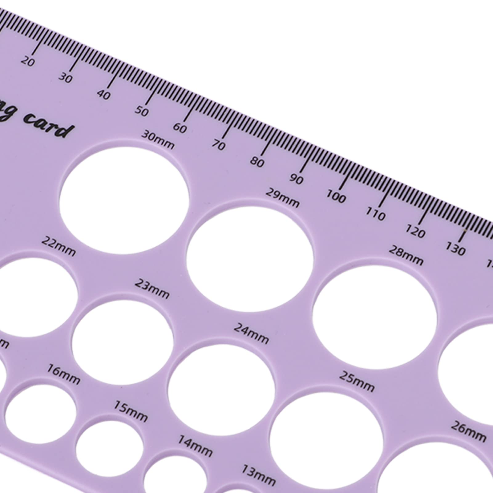 Outil de Mesure de la Bride de Mamelon en Silicone pour le Support D'allaitement Maternel de Pompe à Lait 1,5 M de Ruban Souple (Violet)
