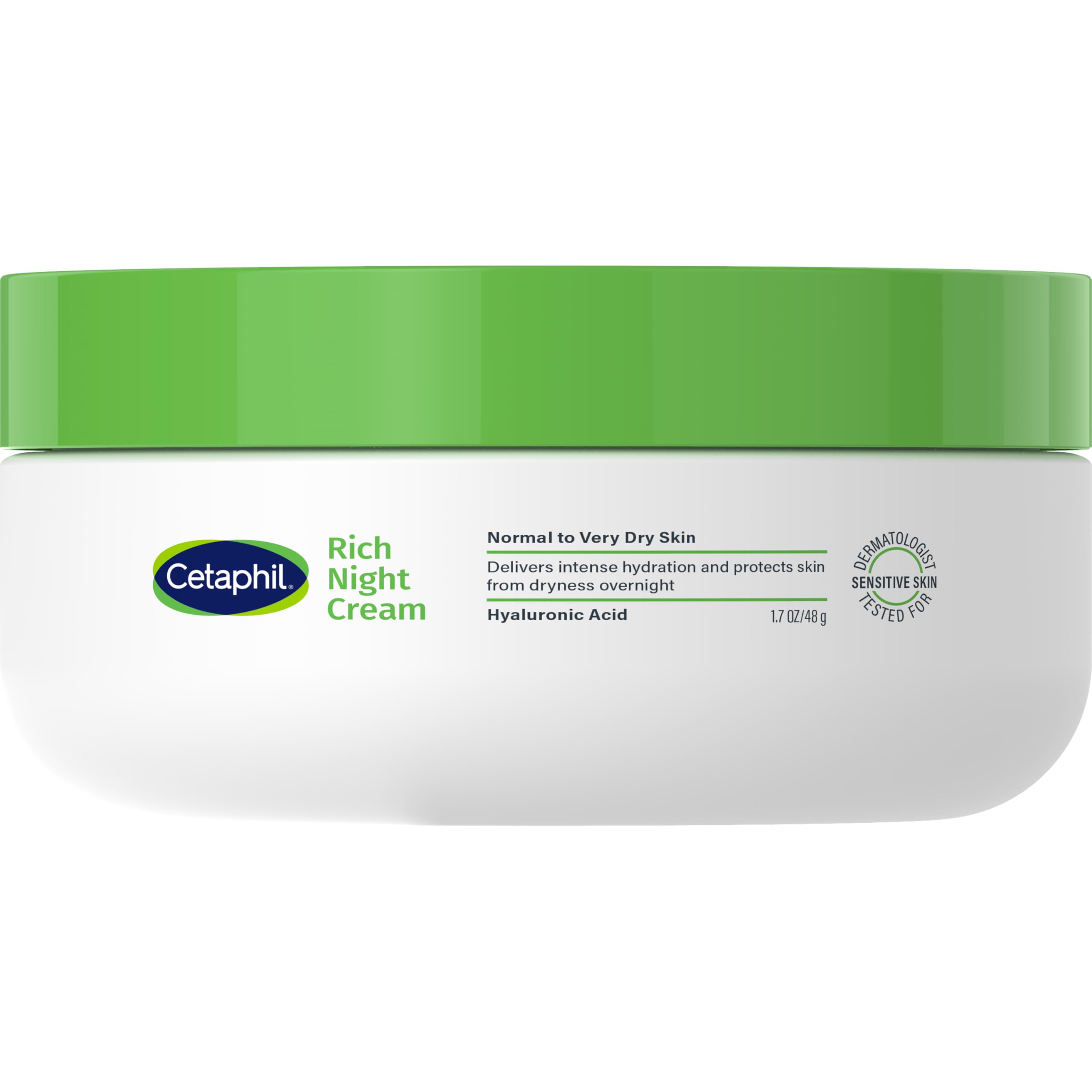 Cetaphil Rich Hydrating Night Cream with Hyaluronic Acid 48g