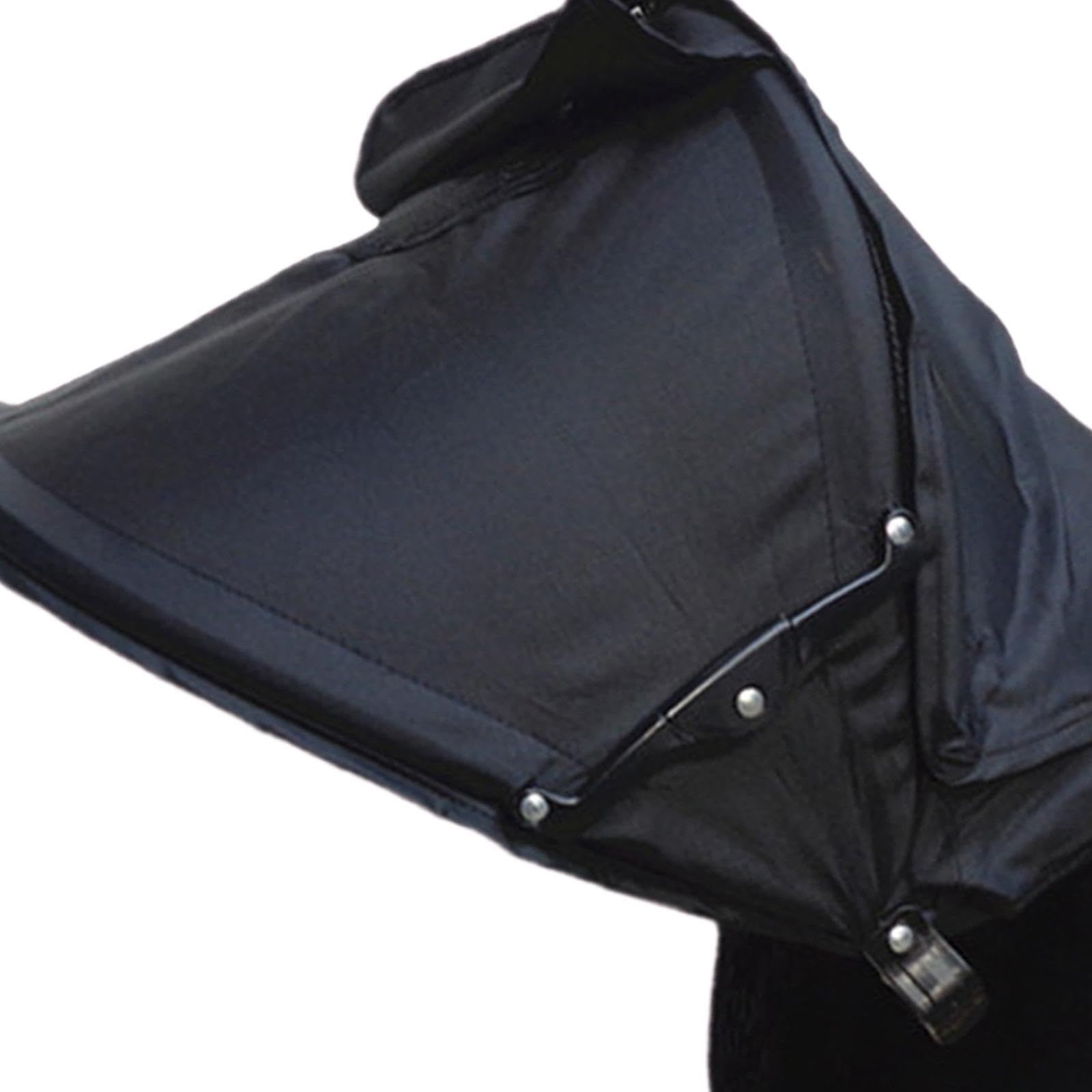 Baoblaze parasole passeggino Parabrezza traspirante Protezione solare regolabile per passeggiate all'aperto Tettuccio universale per passeggino, Parte superiore staccabile