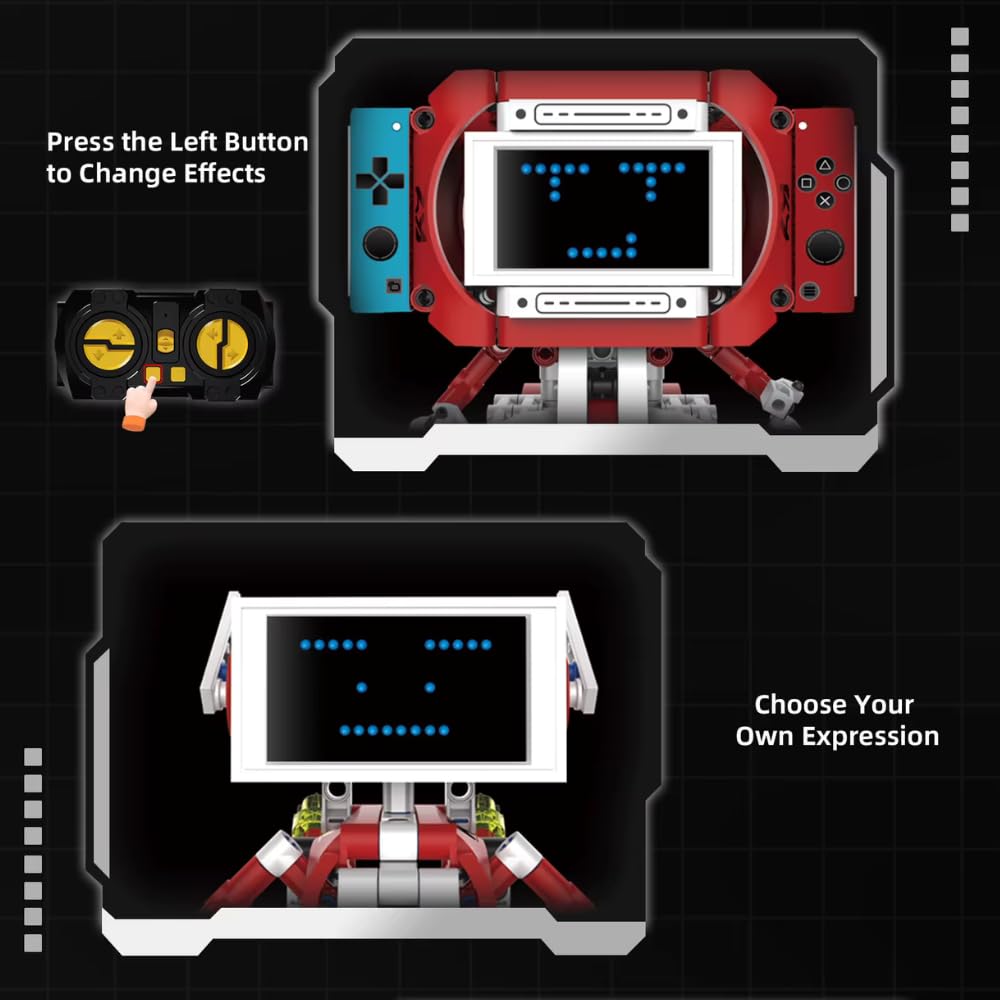 Robot Programable Stem 5 en 1 para Niños | Kit de Robótica Educativa con Control Remoto, Luces LED y App | Juego de Construcción para Aprender Ingeniería
