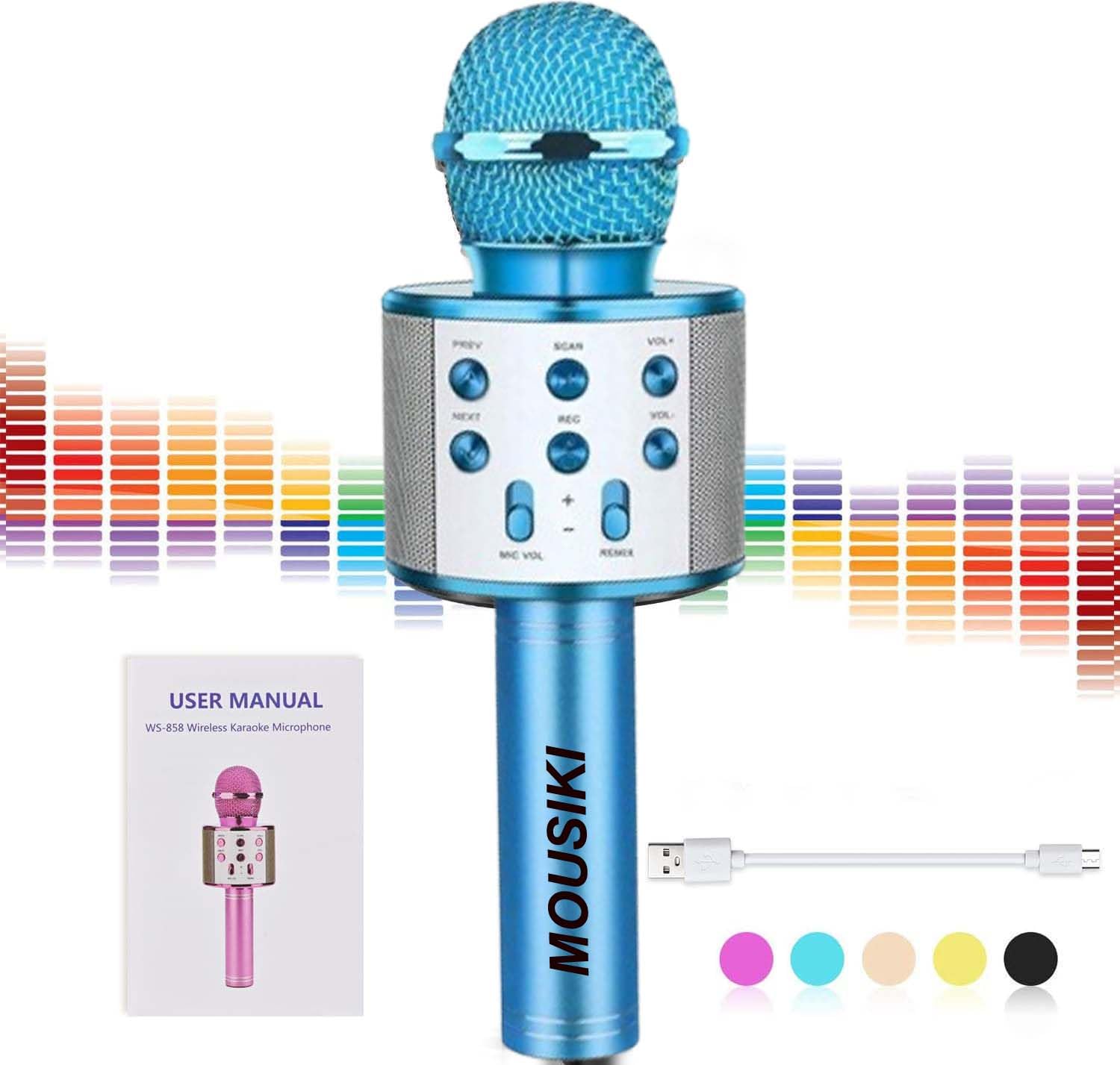 MOUSIKI® Kids Toys for Kids Gifts: Popular 2023 Kids Toys Microphone for 3 4 5 6 7 8 9 10 Year Kids Adult Brithday Gift Ideas - Top Kids Toys Age 4-12 yr Old Toddlers Girls Teens (Blue) (B0D5JZWYHY) Amazon Price History, Amazon Price Tracker