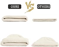 Vista 7 de Gorro de pescador unisex con borde enrollable, 4 piezas