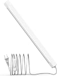 ASOKO 16 Inch sous les lumières du Cabinet,6000K Blanc frais avec 700LM Plug lumineux et jouer sous l'éclairage du comptoir,ETL Barre de lumière de sécurité avec interrupteur ON/Off pour cuisine,Sous bureau, Workbench