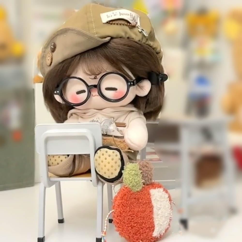 Niannyyhouse Ropa Para Muñeca De Peluche De 20 Cm - 5 Piezas: Sombrero, Chaleco, Falda, Mochila Y Zapatos, Accesorios De Moda Para Muñecas De 8 Pulgadas, Regalo Creativo Para Niñas