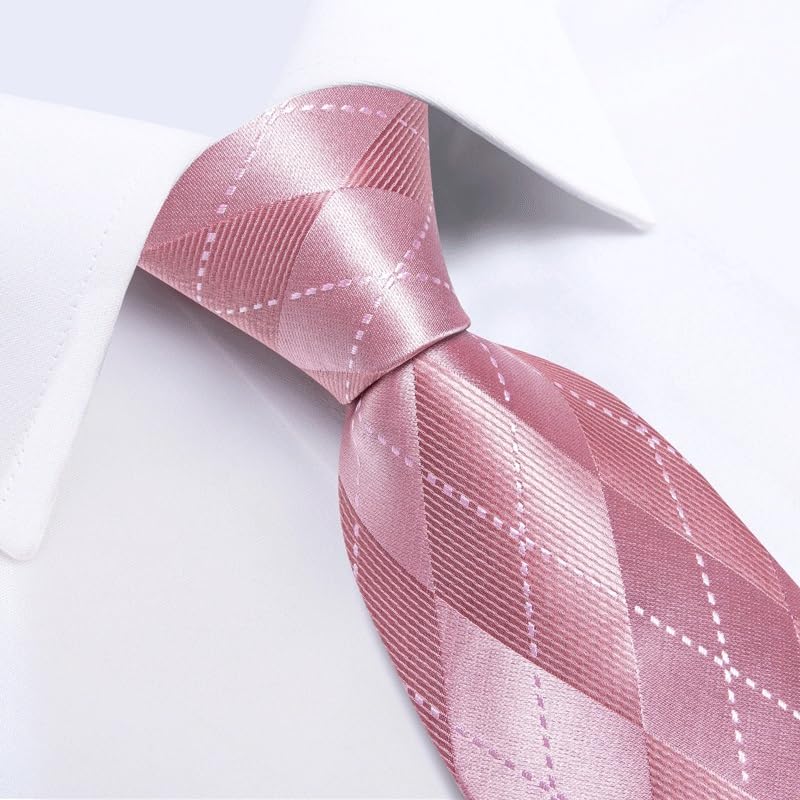 Corbata de seda para hombre 8 cm negocios boda set miniatura 4