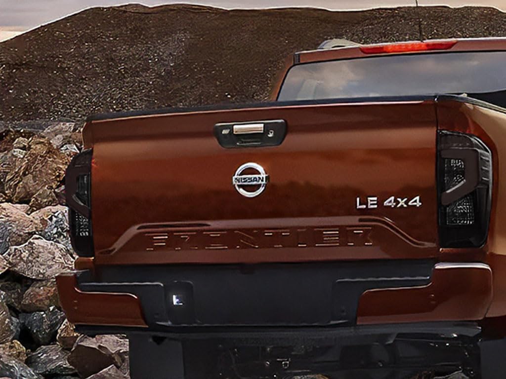 Rvinyl Tail Light Tint Covers Compatible with Nissan Frontier 2022-2023 - Smoke