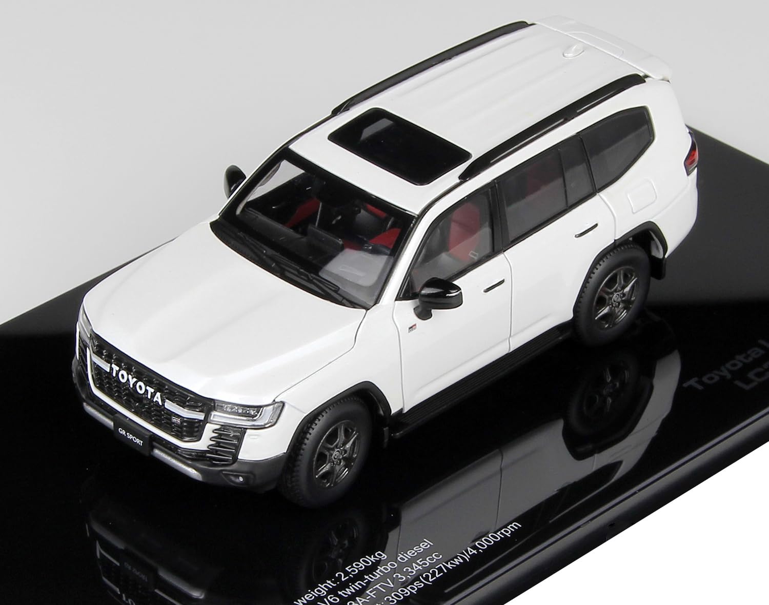 LCD43011-WH - Toyot. Land Cruiser 300-GR Sport White - Scala 1/43 - modellino Auto