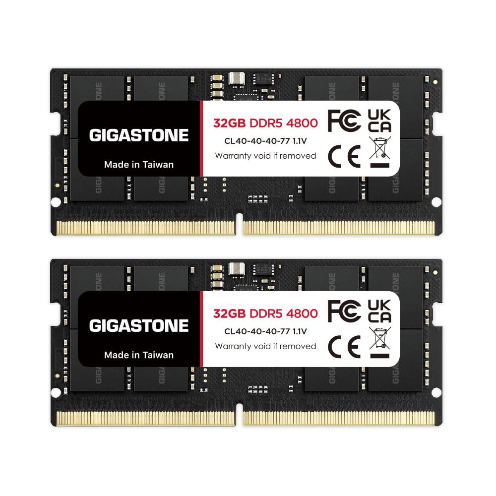 Amazon.co.jp: 【高性能 メモリ DDR5】GIGASTONE 32GBx2枚 (64GB