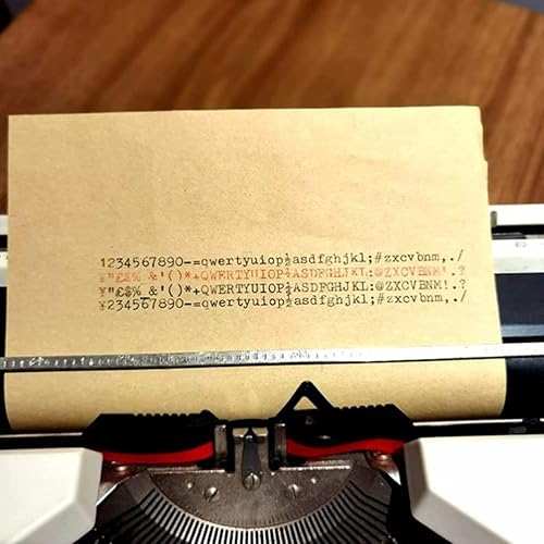 Miniatura 6 de Máquina de escribir manual a la antigua, máquina de escribir, botones flexibles y portátiles, escritura a mano clara, para letras, escritura