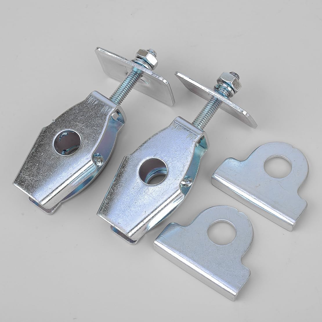 1 Pair Rear Wheel Chain Adjuster Kit Compatible for Hawk 250 Carb DLX