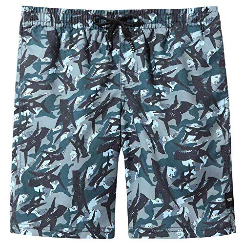 Vans Shorts Traje de Baño Niño Mixed Volley Camo Pantalón Corto de Agua