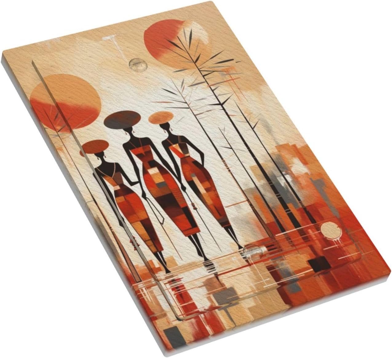 Decorative Light Switch Plate Covers Minimalist Black Women Bohemia Sun 1 Gang No Device Single Blank Outlet Covers Wall Plate Light Switch Cover Plate for Bedroom Home Decor