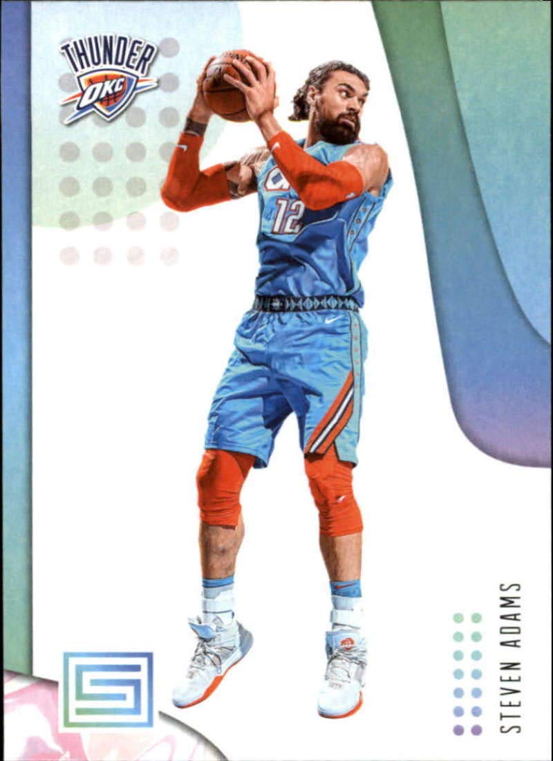 2018-19 Status Basketball #22 Steven Adams Oklahoma City Thunder Official NBA Trading Card From Panini