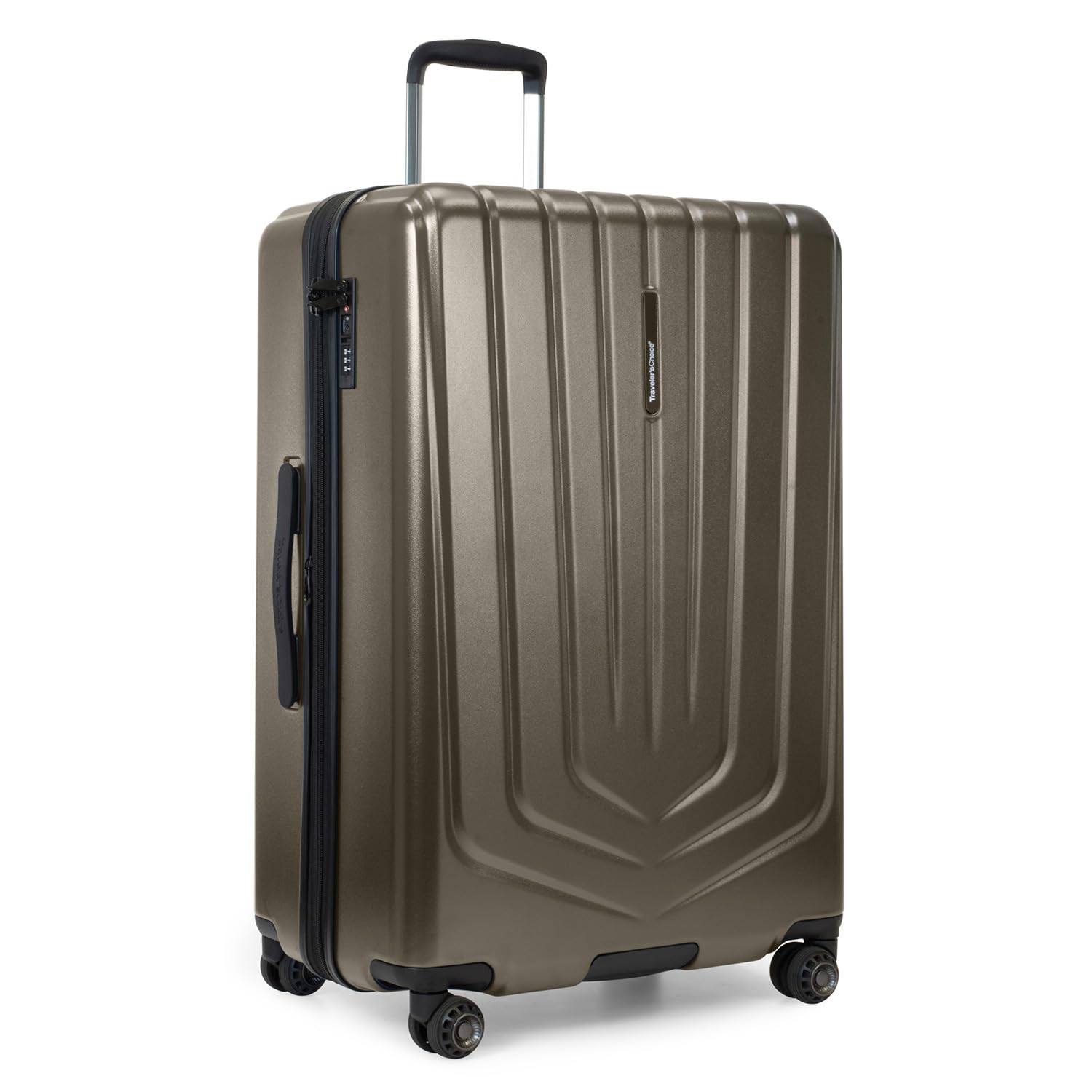 Photo 1 of ***USED*** Traveler's Choice Lethbridge Hardside Expandable Spinner Luggage with TSA Lock, Mocha Gold, 29" Large***USED, SOME SCUFFS/SCRATCHES -SELLING AS IS ***