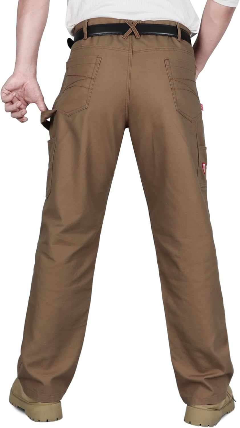 TICOMELA FR Pants for Men Flame Resistant Carpenter 100% Cotton Pre-Washed Fire Retardant Jeans - Image 2
