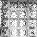 5 pcs of Tin Ceiling Tile #121, Unfinished Nail-up for Tin Backplash or Ceiling