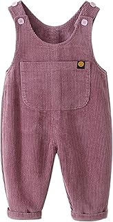 StarTreene Toddler Baby Girls Boys Corduroy Dungarees Overalls One-Piece Bib Pants Jumpsuit Trousers