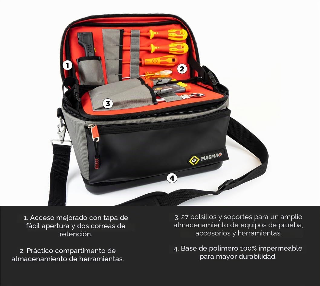 C.k Magma MA2641 Caja de equipo de prueba Plus