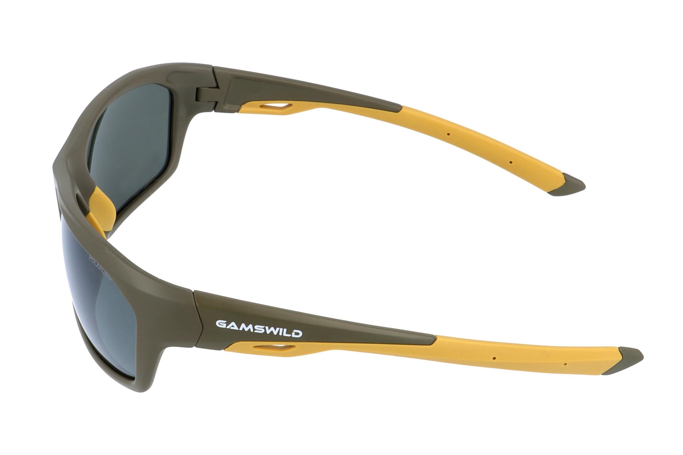 Gamswild WS4034 Occhiali da sole sportivi TR90 polarizzati occhiali da ciclismo occhiali da sci unisex leggeri | verde | blu | marrone | marrone |