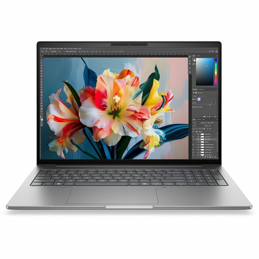 Image of HP ZBook 8 G2i 16 inch Copilot+ PC Mobile Workstation - WUXGA - 60 Hz - Intel Core Ultra 7 Series 3 356H - 32 GB - 1 TB SSD - English Keyboard - Meteor Silver Aluminum - Intel Chip - 1920 x 1200 - Windows