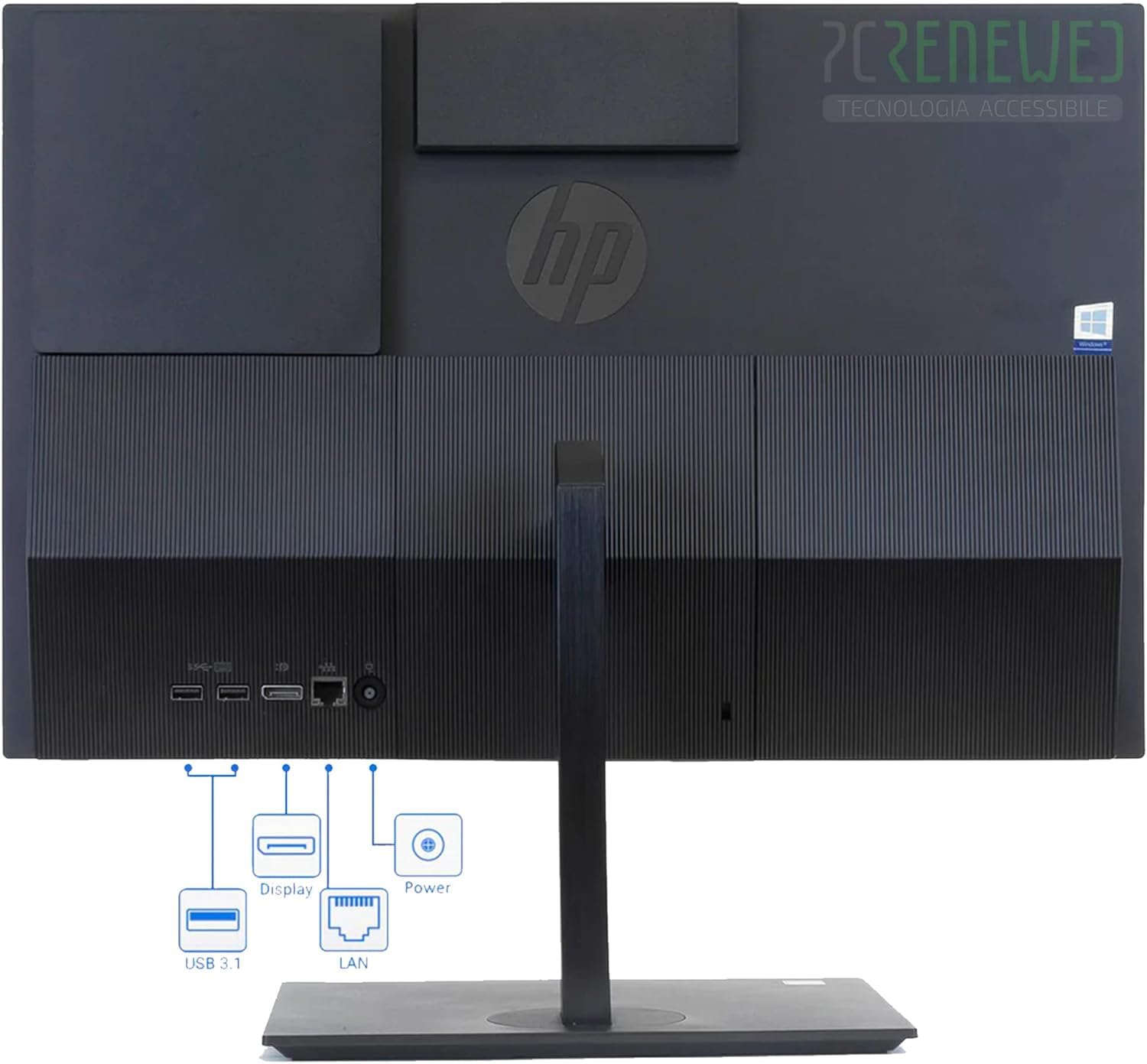 Ordenador de Sobremesa Todo en Uno Táctil HP 600 g4 Pantalla 21,5 Intel Gold G5400 16GB SSD 256GB M.2 Nvme WIFI BTH Windows 11 (Reacondicionado)