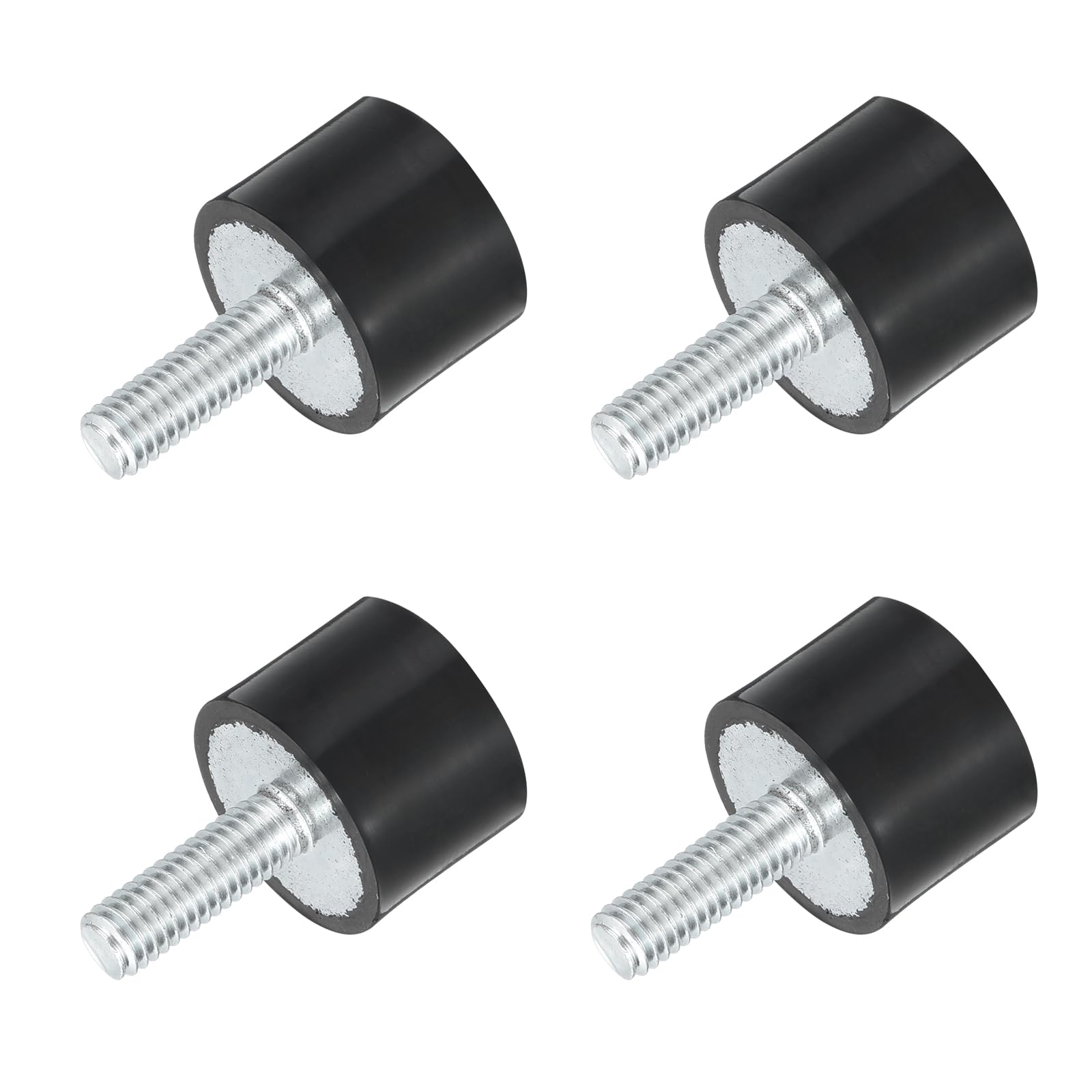 uxcell M6x1.0mm Thread Rubber Mounts, Vibration Isolators, Cylindrical Shock Absorber with Studs 20 x 30mm 4pcs — Amazon image 23