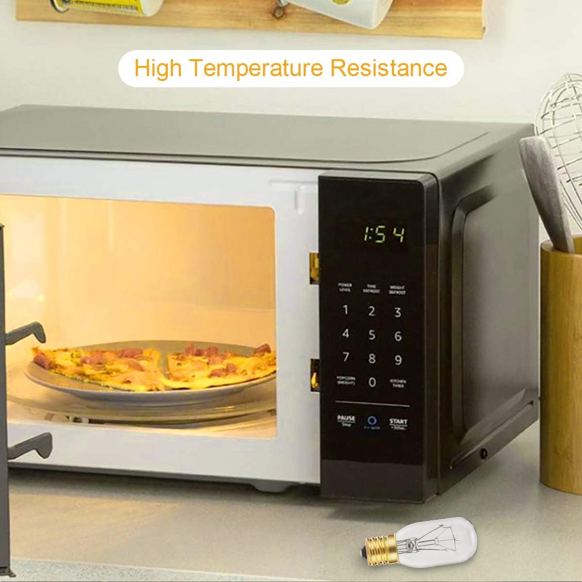 Hottest Sale 40 Watt Appliance Light Bulb, DORESshop T8 Tubular Incandescent Light Bulbs, Microwave Oven Replacement Bulb, E17 Indicator Intermediate Base, Dimmable , Warm Whte Glow, 2Pack 🔥 Crazy Deals 40 Watt Appliance Light Bulb, DORESshop T8 Tubular Incandescent Light Bulbs, Microwave Oven Replacement Bulb, E17 Indicator Intermediate Base, Dimmable , Warm Whte Glow, 2Pack