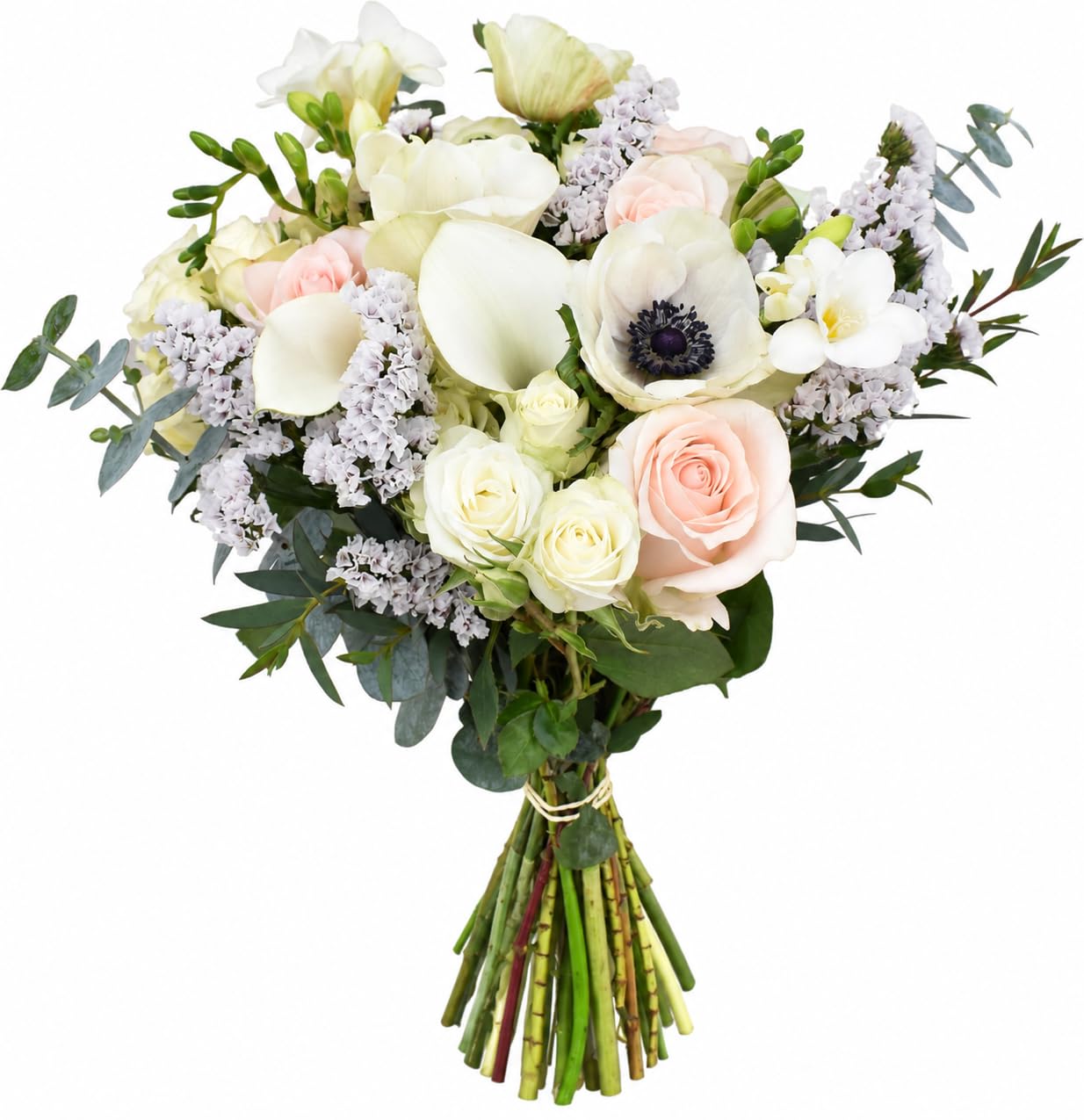 Serene Serenade | White Sympathy Arrangement | Arabella Bouquets | Fresh Flowers for Delivery, Birthday, Congratulations, Anniversary, Thank You, Get Well