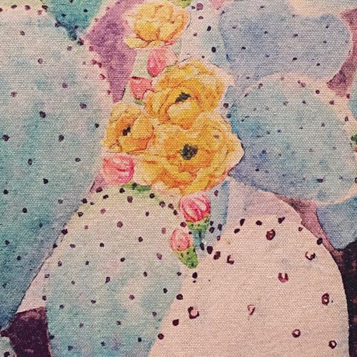 Prickly Pear - Wristlet Wallets for Women, Crossbody Sling Bags, Cell Phone Purse, Cotton Canvas Purses3