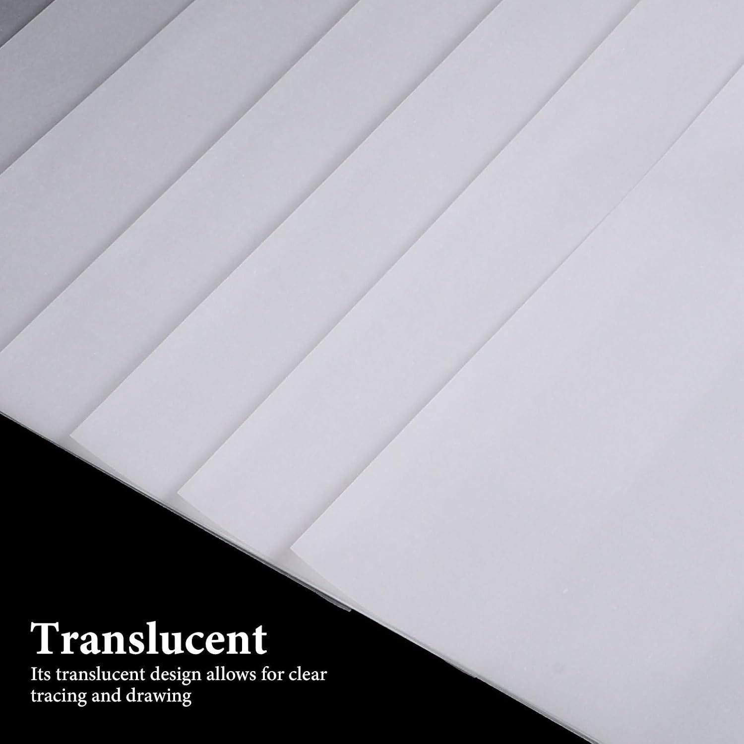 100 Sheets A4 Tracing Paper Pad for Drawing and Plotting White