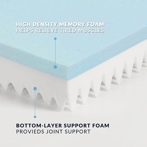 Miniatura 4 de Figopage Cama ortopédica de espuma viscoelástica para perros grandes, cama impermeable para perros, alfombrilla lavable para mascotas con funda