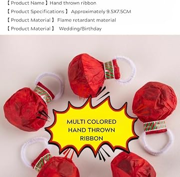 Hand Throw Streamer Confetti 30 Rolls Colorful Pull String Party Poppers, No Mess Wedding Streamers, Birthday Celebration Handheld Ribbon for Kids & Adults