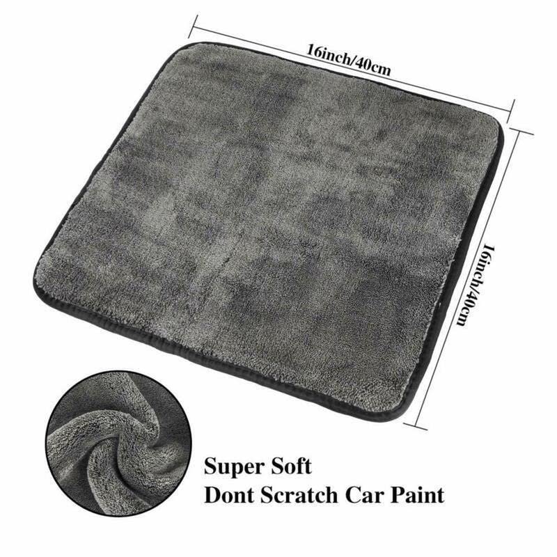 Paño de Limpieza de Microfibra 1200GSM Car Detailing Lavado de Autos Toalla de Microfibra Limpieza de Autos Secado Paño de Lavado automático Trapo de Microfibra Suministros de Limpieza (Color : 1200