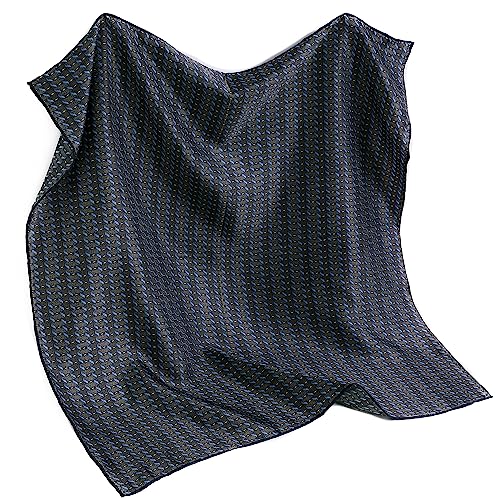 STARWHISPER 100% Pure Mulberry Silk Scarf-21''x21'' 14MM Silk Twill Scarf for Women Square Scarf with Gift Packaging