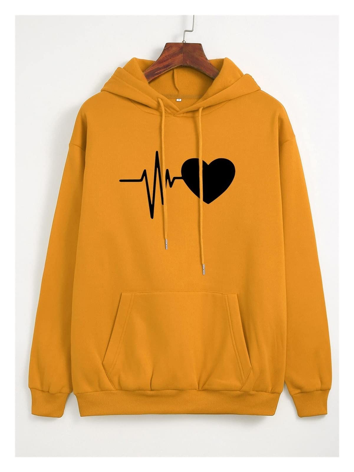 Sweat à capuche pour femme sweat-shirt graphique à manches longues L