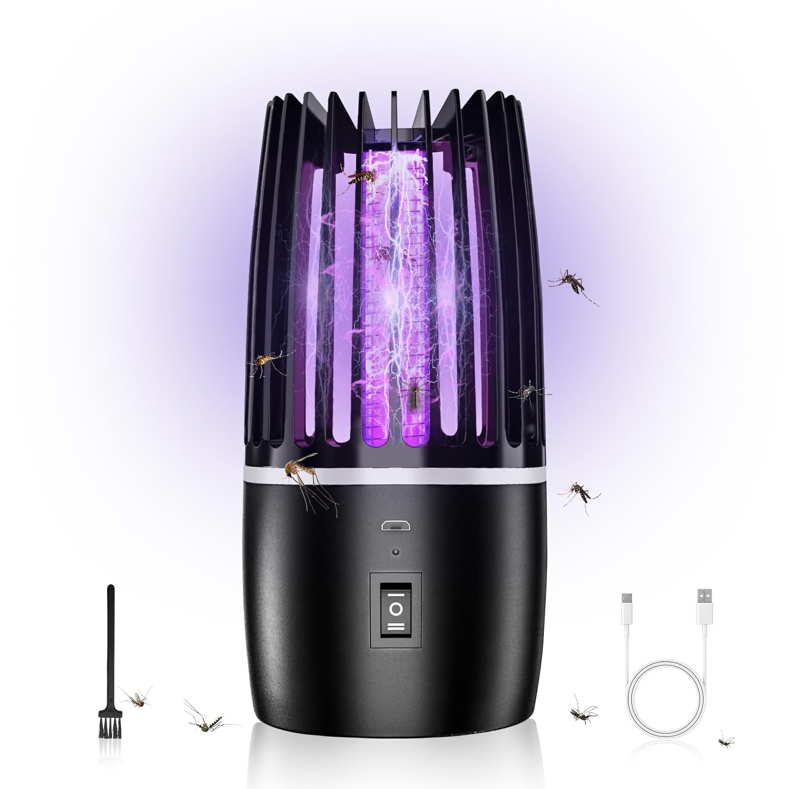 Lampe anti-moustique extérieur électrique rechargeable pour jardin