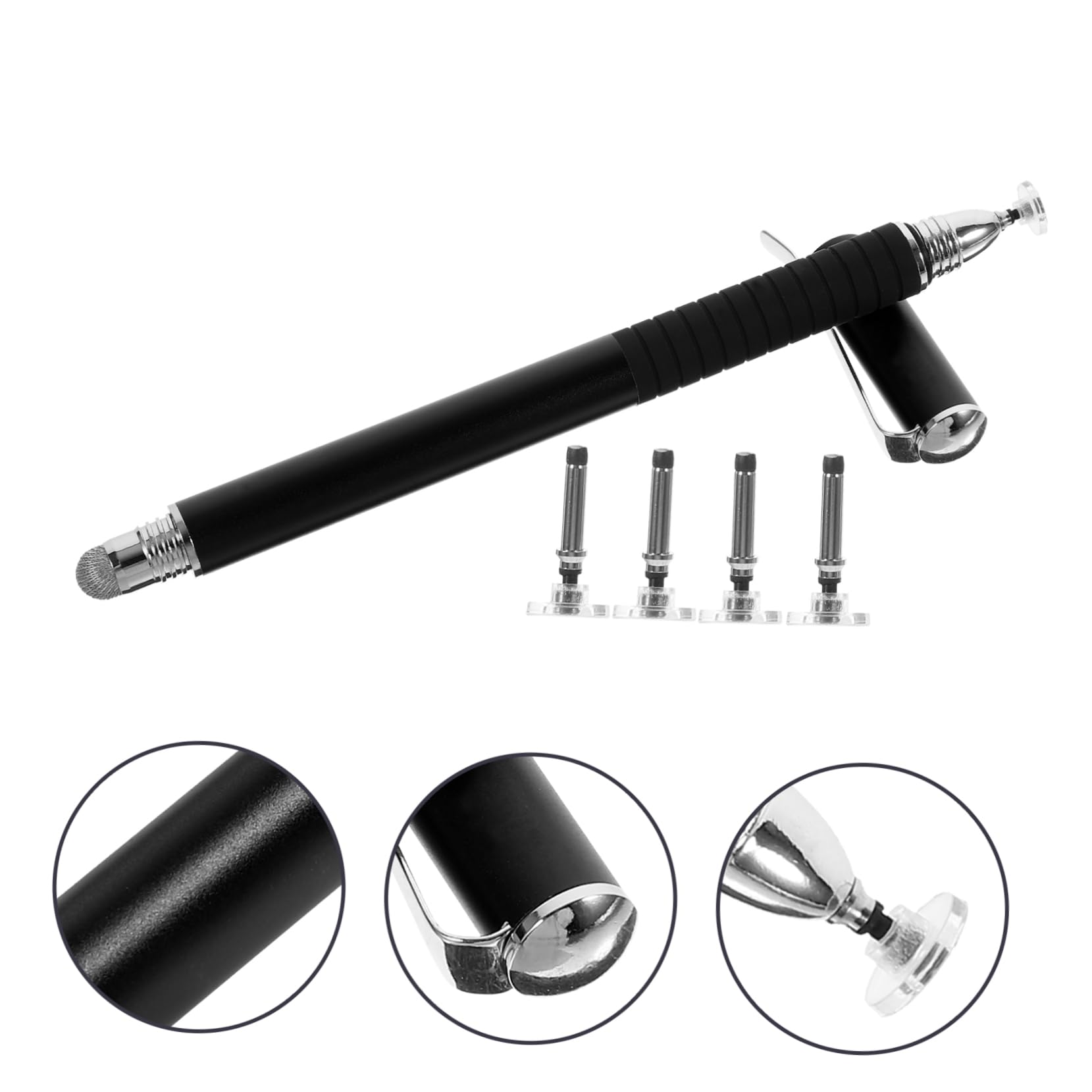 Artibetter 15stücke Stylus Set Für Touchscreen Teiliges Set Mit Schwarzem Stift Spitzeneinsätzen Für Tablets Und Smartphones Präzises Schreiben Und Zeichnen