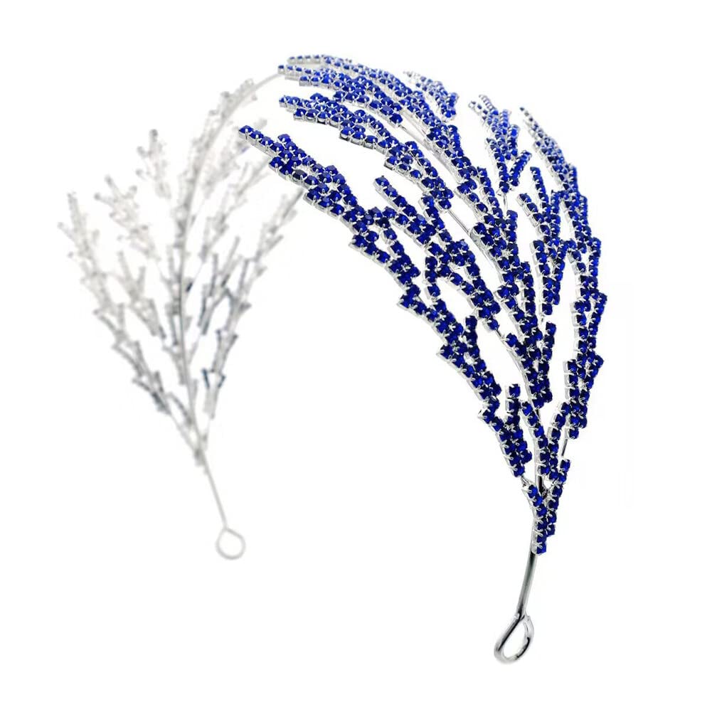 Beaupretty Vintage Stirnkette Rot – Haarschmuck-Set Mit Kristall, Für Hochzeit & Fest