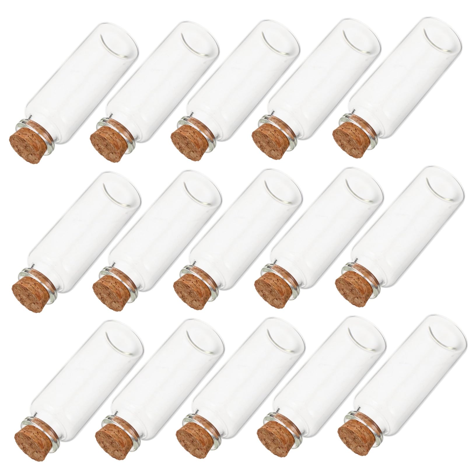 Mini Flacons Verre Bouchons Liège pour Cadeaux Invités Mariage