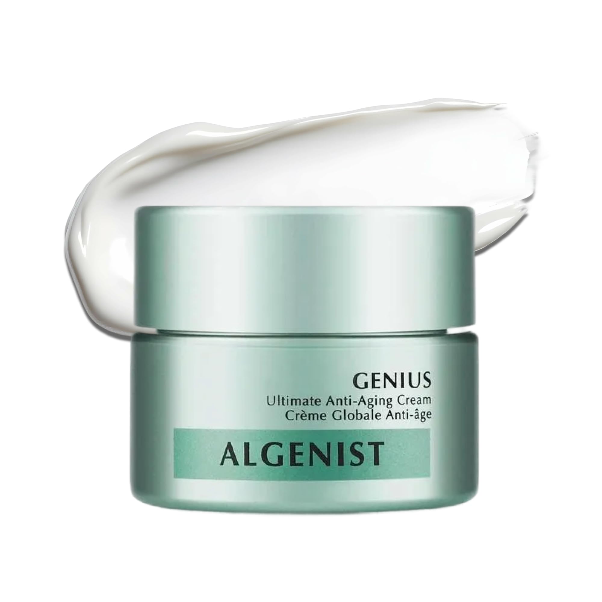 Algenist GENIUS Ultimate Anti-Aging Cream - Vegan Firming & Smoothing Moisturizer with Alguronic Acid & Microalgae Oil - Non-Comedogenic & Hypoallergenic Skincare