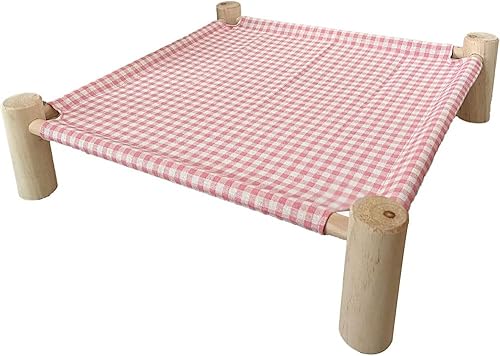 Miniatura 10 de Pozico Cama para gatosperros, cama para gatos, camas elevadas de madera para interiores y exteriores, cunas elevadas para gatos, cama para mascotas,