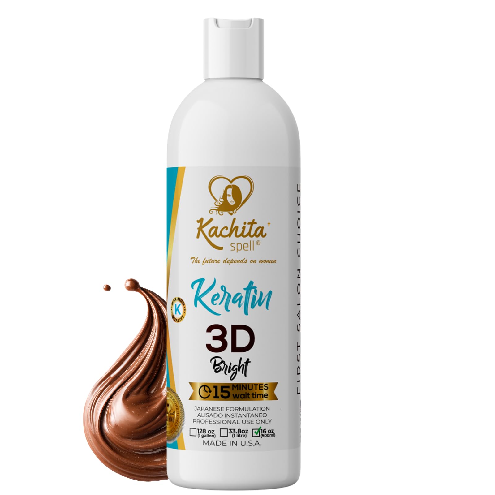 Brazilian Keratin Treatment 3D Hight Bright Hair Straighteners IMPROVED FORMULA For All Hair Types Made in USA