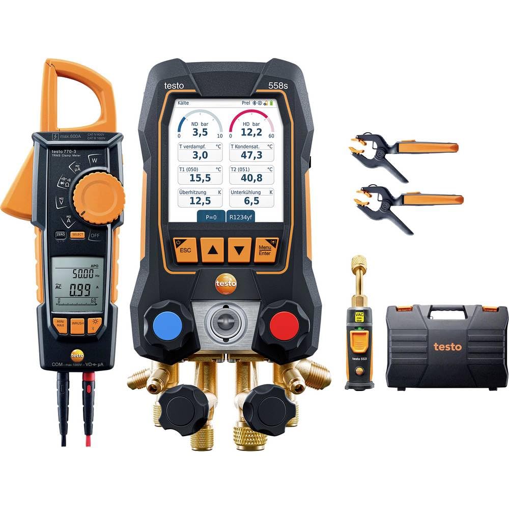 Smart Vakuum Set testo 558s mit Stromzange