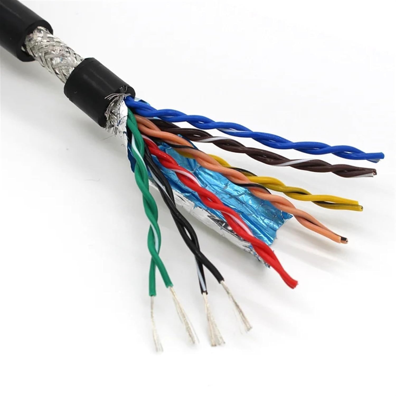 Ekranowany kabel ze skrętką RVSP z czystej miedzi