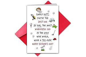 Father's Day Golf Card: A Funny and Touching Gift for All Golf-Loving Fathers