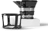 nutribullet slow juicer juicer cold juicer fruit and vegetable extractor fruit juicer daily use 1.8 l pulp container black nbj500