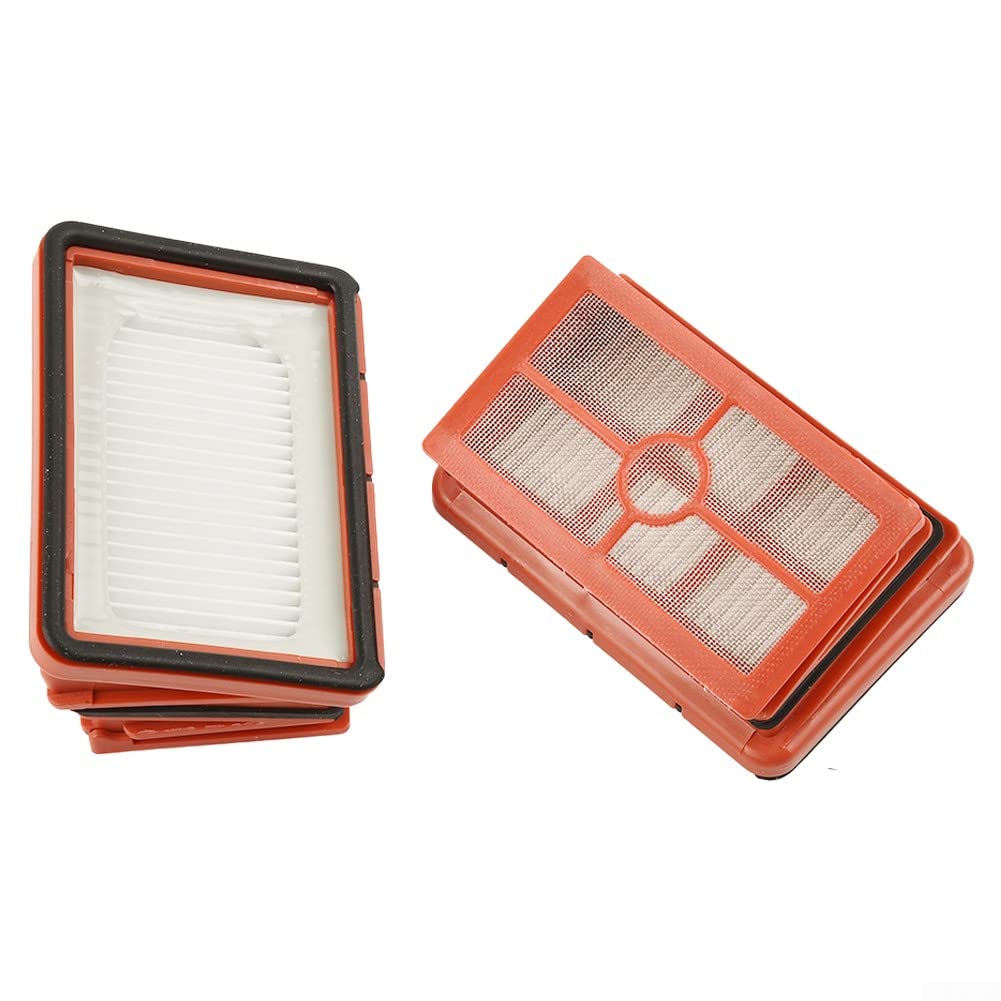 OniissyFilters (2pcs) Red for Vileda-JetClean 3 in 1 163760 Vacuum Cleaner